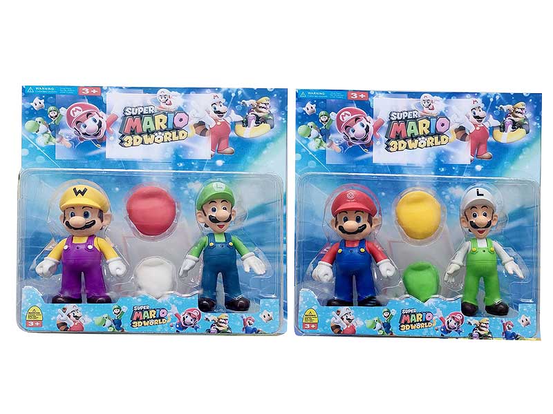 6inch Mario Set W/L(2in1) toys