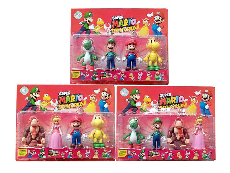 4-4.5inch Mario Set(4in1) toys