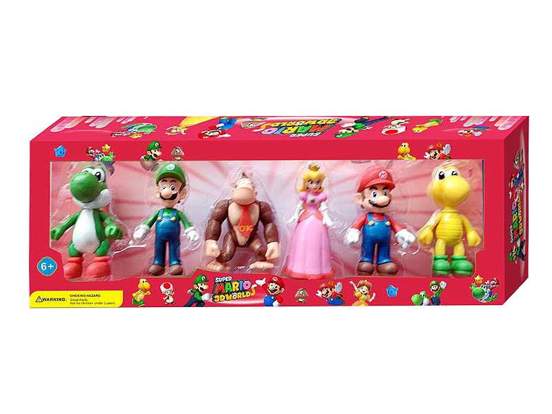 4-4.5inch Mario(6in1) toys