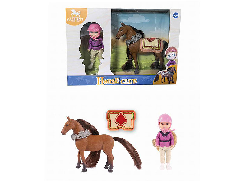 Static Horse  & Doll toys