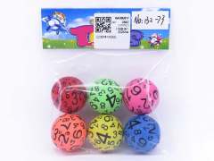 3.2cm Bounce Ball(6in1) toys