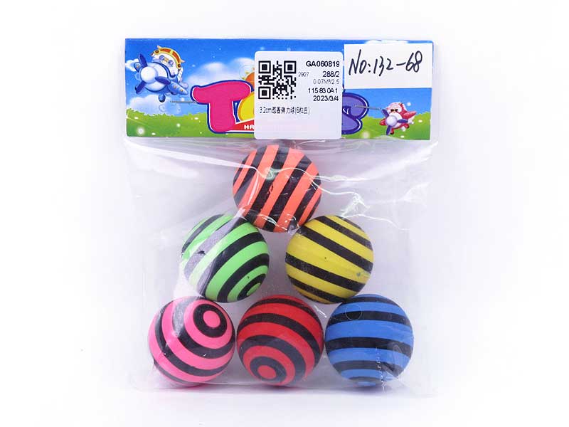 3.2cm Bounce Ball(6in1) toys