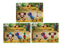 Monkey Doll With Big Ears Set(2in1)