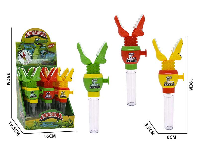 Crocodile Flexing Candy Stick(12in1) toys