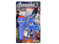 Projection Flashlight & Captain America W/L toys