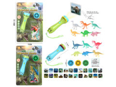 Dinosaur Projection Flashlight(2C) toys