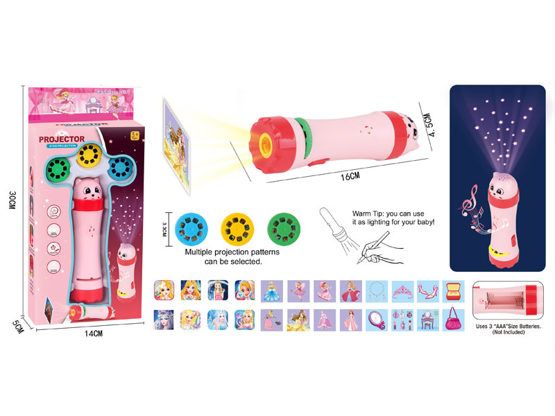 Princess Projection Flashlight toys