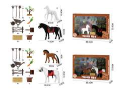 Flocking Horse Set(2S2C) toys