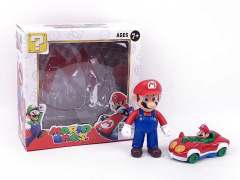 4.5inch-5.5inch Mario W/L & Pull Back Car(8S)