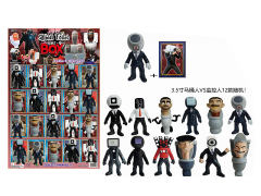 3.5inch Toilet Man Vs Surveillance Man(20in1) toys