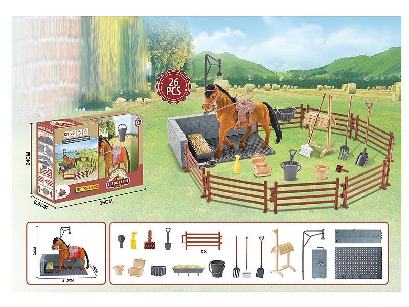 Horse Washing Scene toys