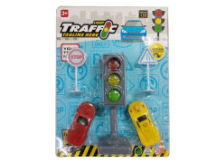 Traffic Lights & Road Signs & Car(2C) toys