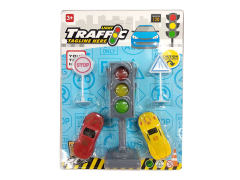 Traffic Lights & Road Signs & Car(2C) toys