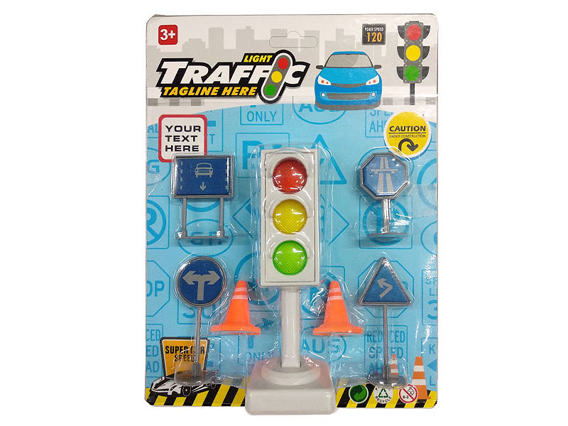 Traffic Lights W/L_IC & Road Signs(2C) toys