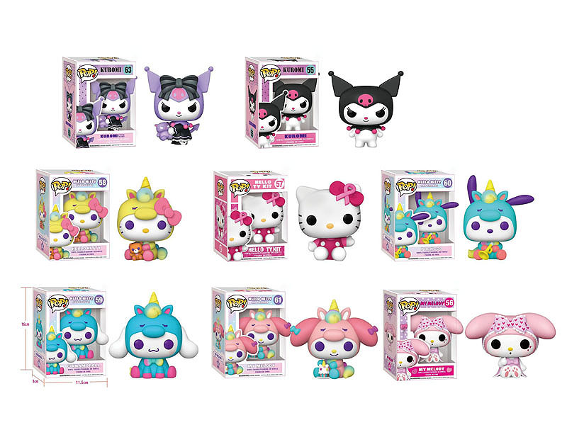 4inch Sanrio(8S) toys