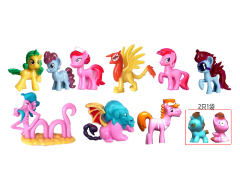 2.5-3.5inch Horse Set(10S) toys