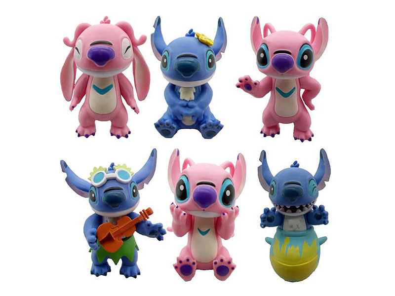 10cm Stitch Doll Figurines(6in1) toys