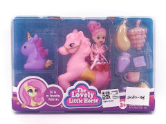 Horse Set & 3.5inch Moppet toys