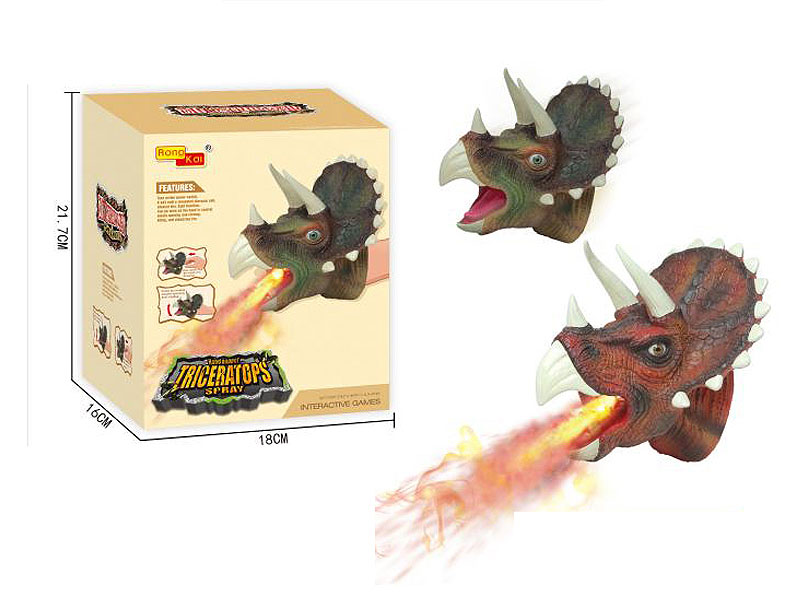 Spray Triceratops Hand Puppet toys