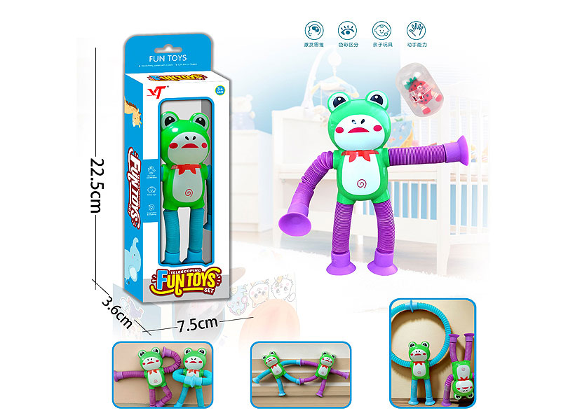 Telescopic Tube Frog(2C) toys