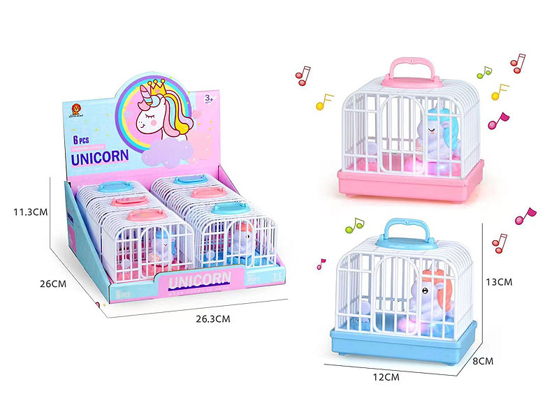 Unicorn Cage W/L_M(6in1) toys