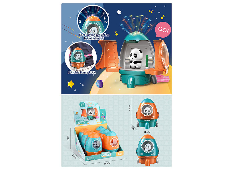 Rocket Set W/L_M(6in1) toys