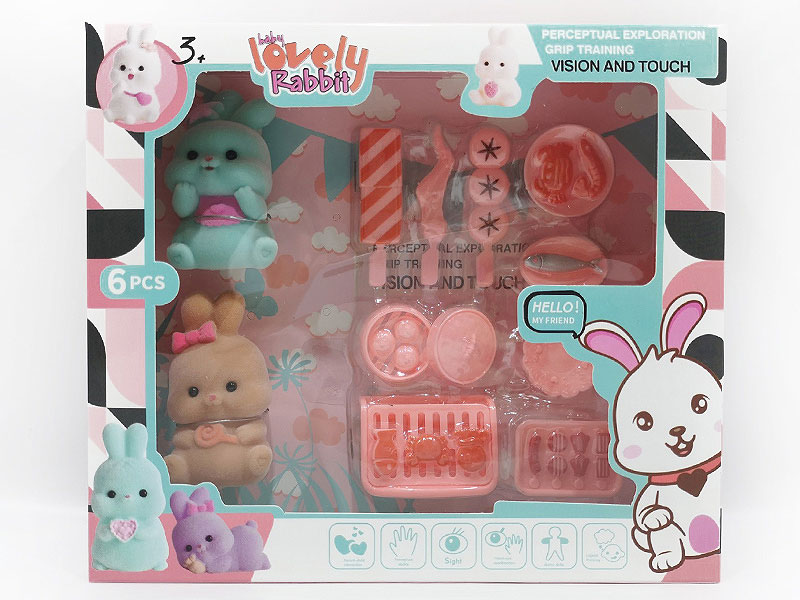 Lovely Rabbit Set(6S6C) toys