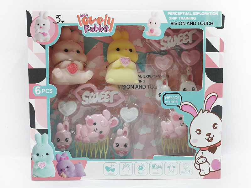 Lovely Rabbit Set(6S6C) toys