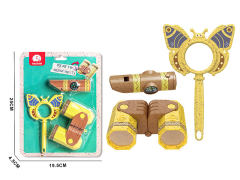 Science And Education Magnifying Glass & Telescope & Compass Set toys