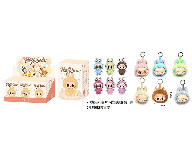 Blind Box Labubu(6in1) toys