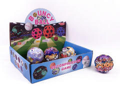 6.3CM PU Bounce Ball(12in1) toys