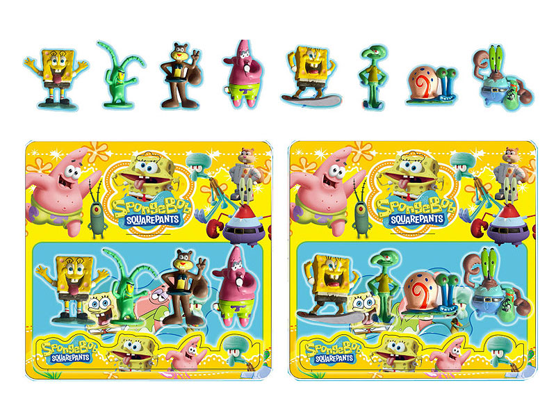 3.5-6CM Spongebob(4in1) toys