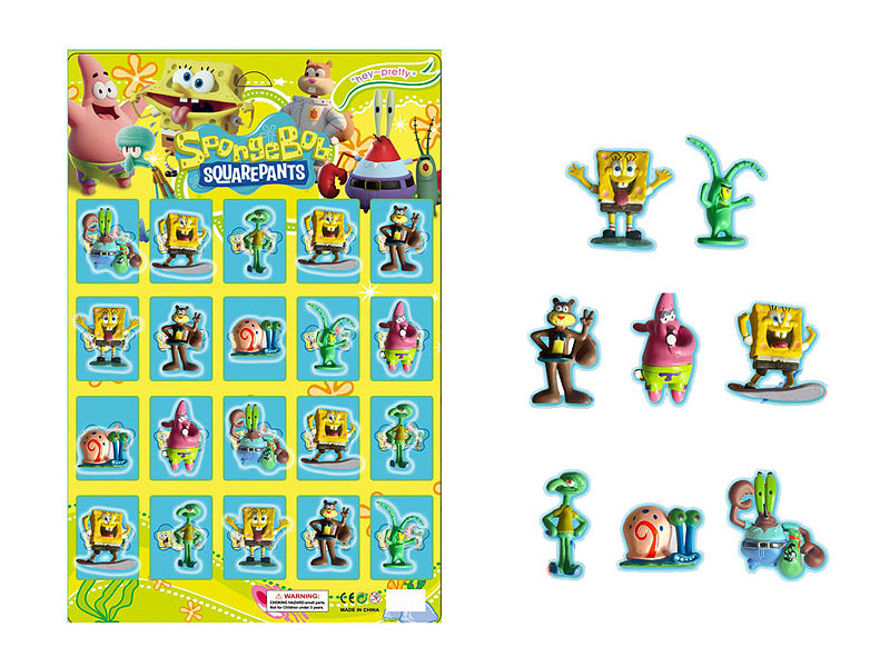 3.5-6CM Spongebob(20in1) toys