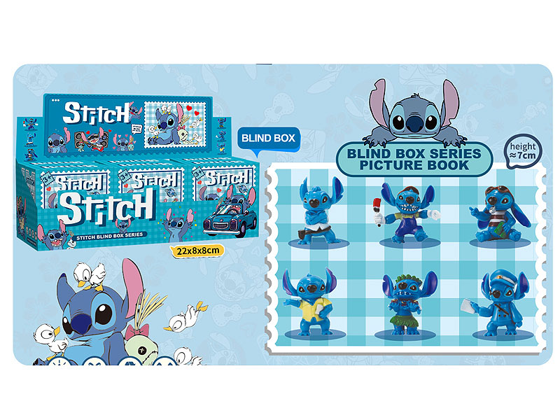 Blind Box Stitch Model(6in1) toys