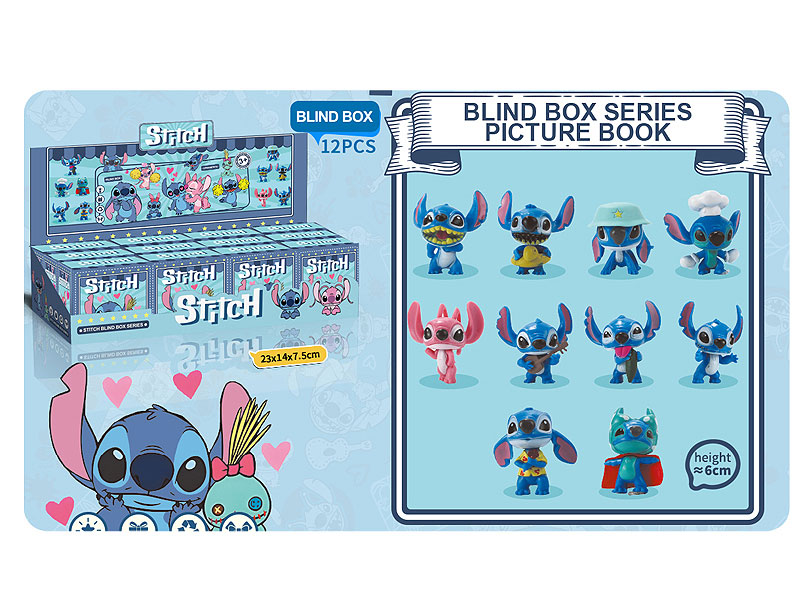 Blind Box Stitch Model(12in1) toys