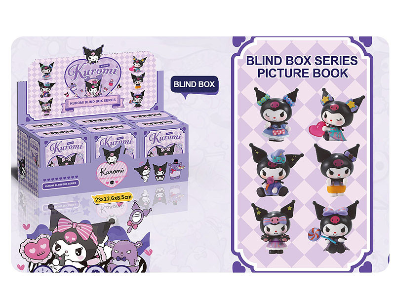 Blind Box Kuromi Model(6in1) toys