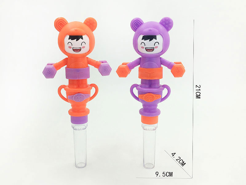 Face Changing Dumbbell & Candy Stick(2C) toys