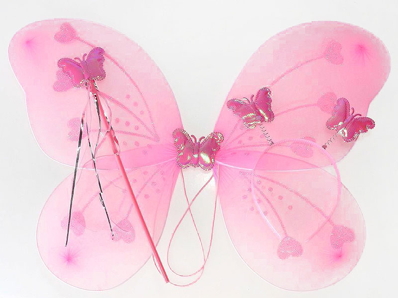 Butterfly Wings & Stick & Hairpin toys