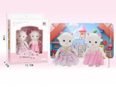 植绒萌萌羊(2只庄)