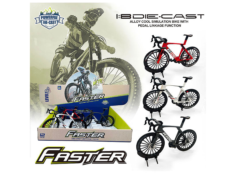 1:8 Die Cast Bicycle(12in1) toys