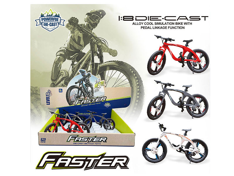 1:8 Die Cast Bicycle(12in1) toys