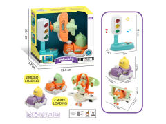 Traffic Light W/L_M & Transforms Airplane & Pull Back Car toys