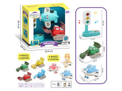Traffic Light W/L_M & Transforms Airplane & Engineering Car toys