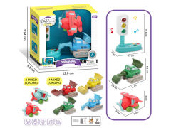 Traffic Light W/L_M & Friction Airplane & Engineering Car toys