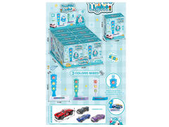 Traffic Lights W/L_M & Free Wheel Car(8in1) toys