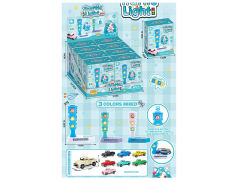 Traffic Lights W/L_M & Free Wheel Car(8in1) toys
