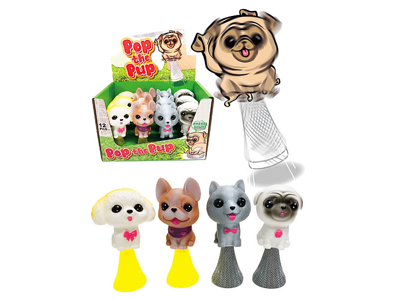 Bouncy Dog W/L(12in1) toys