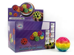 9CM高弹雪花月亮球（12粒庄）