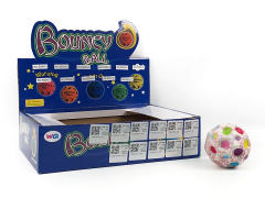 7CM高弹彩色月亮球（12粒庄）