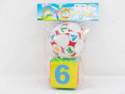 4"Dice & Ball W/Bell(2in1) toys